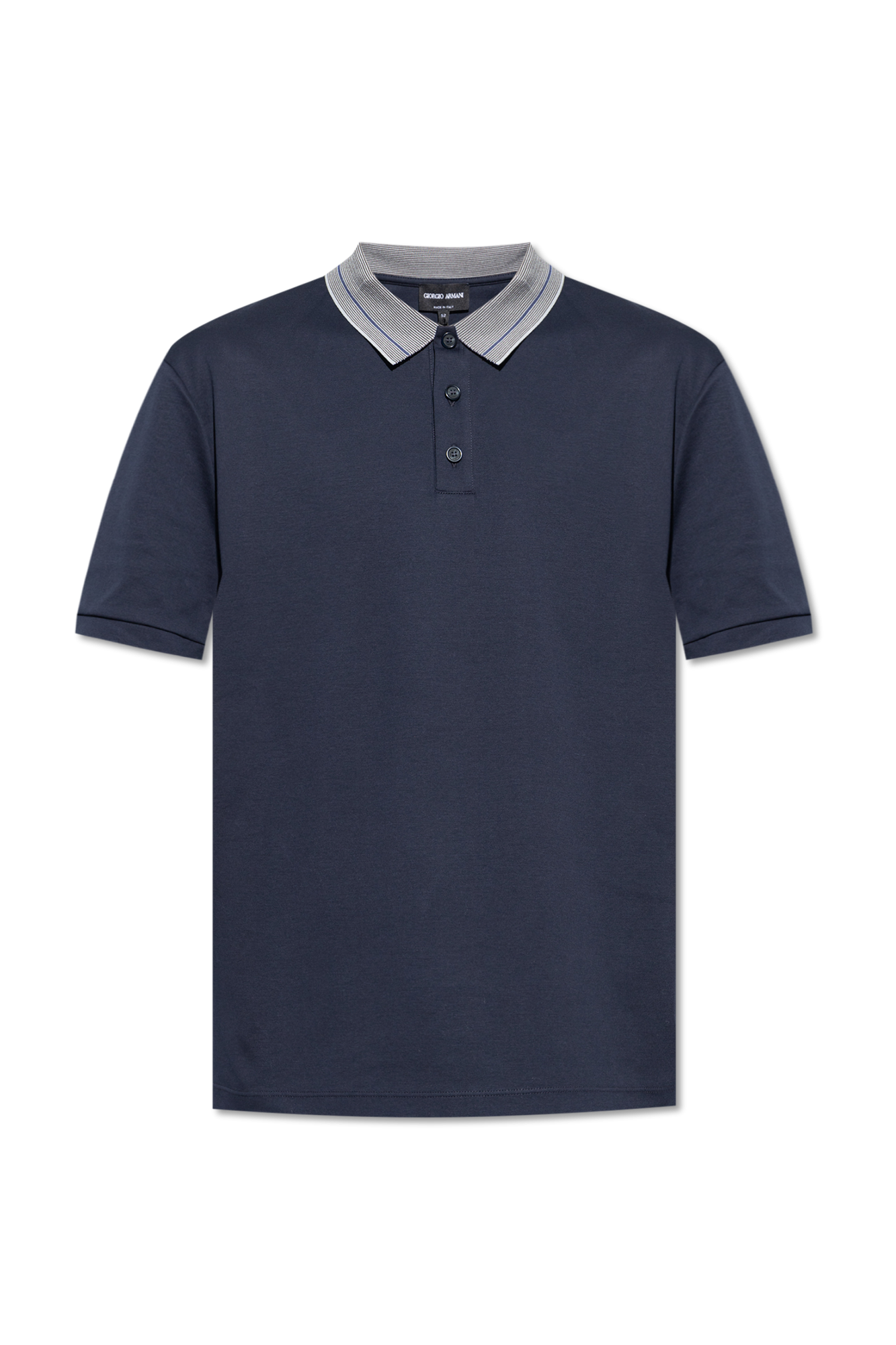 Armani navy polo shirt best sale